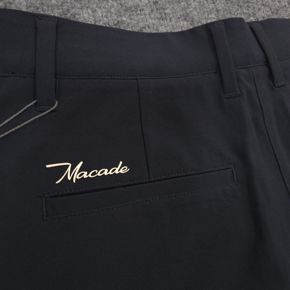 Macade Golf Flex Shorts Womens 36 Small Black Slim Fit Performance Stretch NEW - Picture 3 of 12